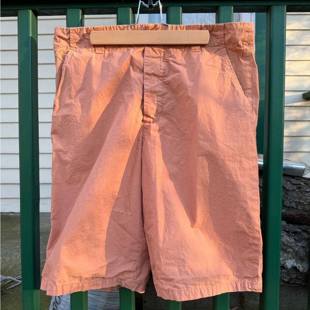 Kenzo Orange Cotton Shorts Men’s Size 34